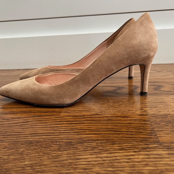 J.Crew tan suede heel with pointed toe, size 7.5 - Picture 3 of 5